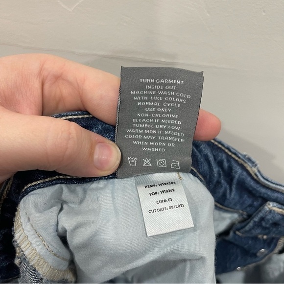 Torrid High-Rise Straight Jeans Raw Hem Size 12 Regular - Picture 11 of 11